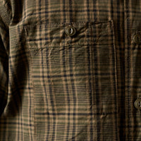 Engineered Garments Work Shirt, Olive/Brown