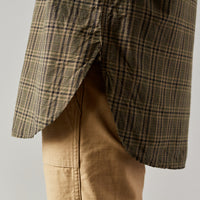 Engineered Garments Work Shirt, Olive/Brown