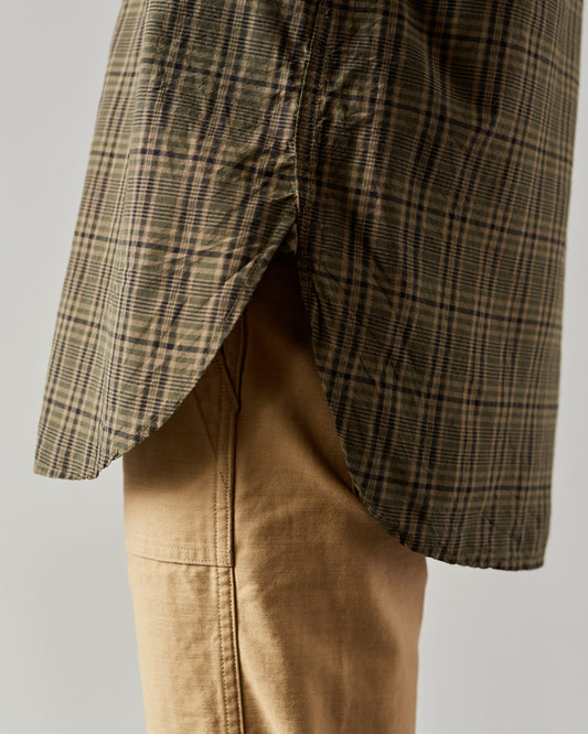 Engineered Garments Work Shirt, Olive/Brown