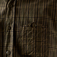 Engineered Garments Work Shirt, Olive/Brown