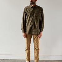 Engineered Garments Work Shirt, Olive/Brown