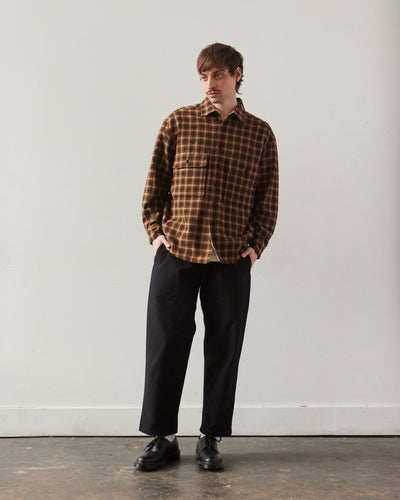 Evan Kinori Big Shirt Lined, Irish Tweed Check