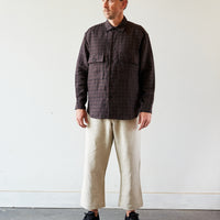 Evan Kinori Big Shirt, Irish Linen Check