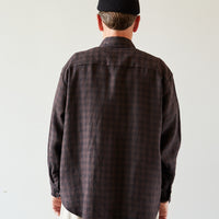 Evan Kinori Big Shirt, Irish Linen Check