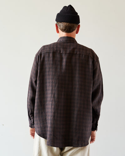 Evan Kinori Big Shirt, Irish Linen Check