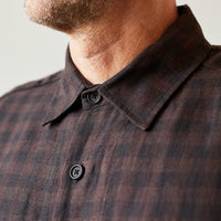 Evan Kinori Big Shirt, Irish Linen Check