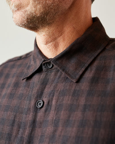 Evan Kinori Big Shirt, Irish Linen Check