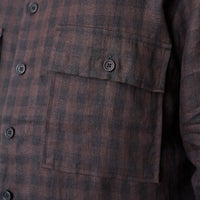 Evan Kinori Big Shirt, Irish Linen Check