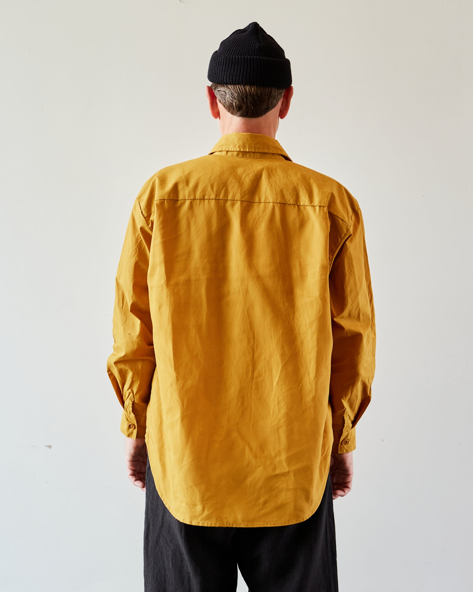 Evan Kinori Big Shirt, Waxed Cotton | Glasswing