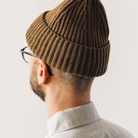 Evan Kinori Cashmere Knit Hat, Ochre