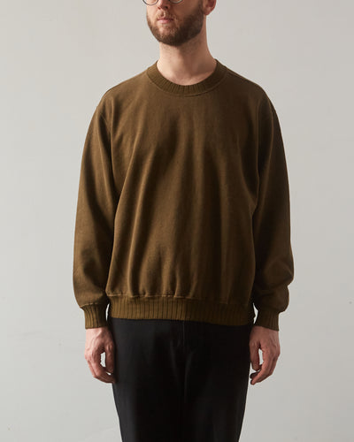 Evan Kinori Crewneck Sweatshirt, Moss