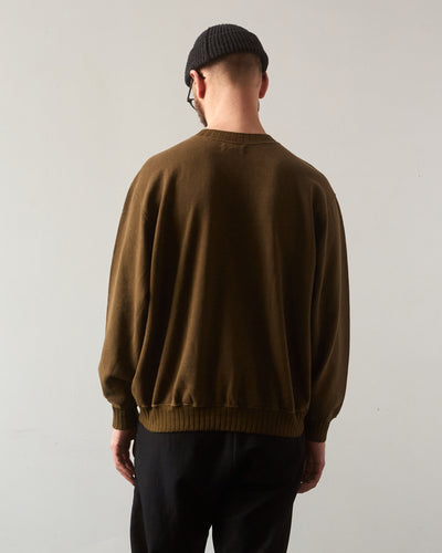 Evan Kinori Crewneck Sweatshirt, Moss