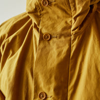 Evan Kinori Dry Waxed Hooded Coat, Yellow