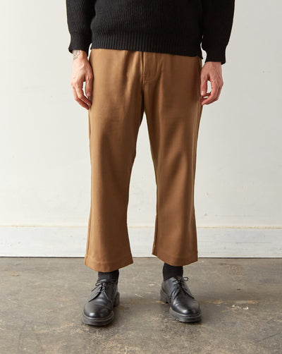 Evan Kinori Elastic Pant, Dark Khaki