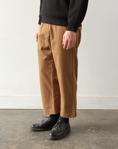 Evan Kinori Elastic Pant, Dark Khaki