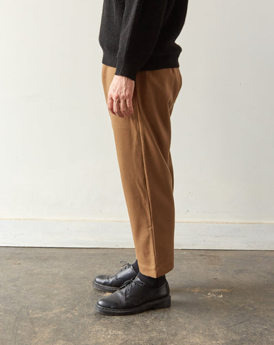 Evan Kinori Elastic Pant, Dark Khaki