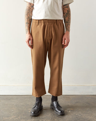 Evan Kinori Elastic Pant, Dark Khaki