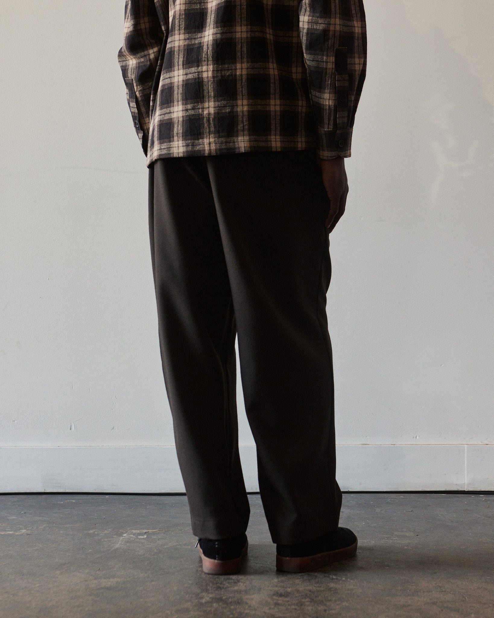 mfpen Mens Classic Trousers - Heavy Wool Black | Garmentory