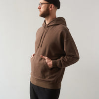 Evan Kinori Hooded Sweatshirt, Faded Brown