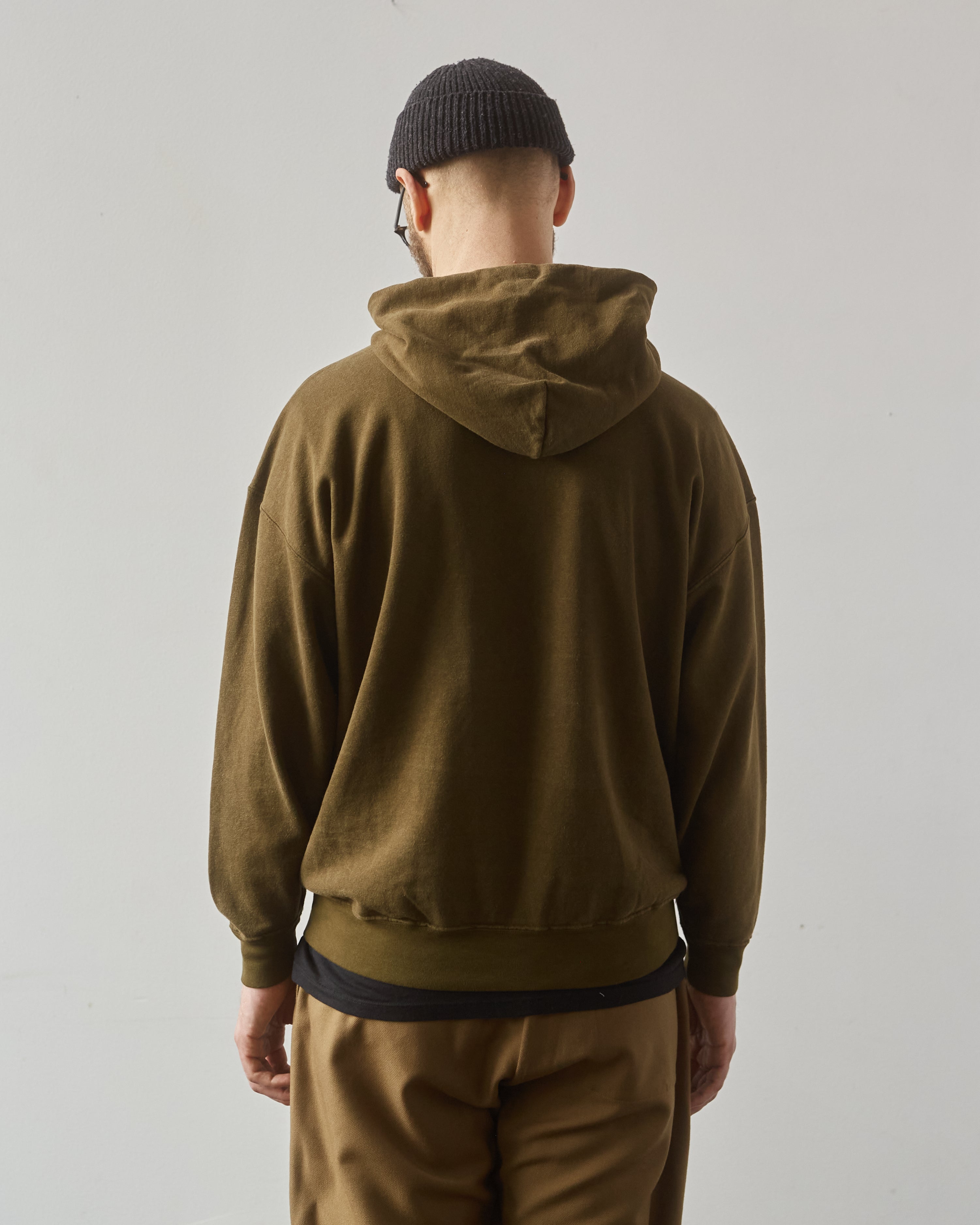 Evan Kinori Hooded Sweatshirt, Moss