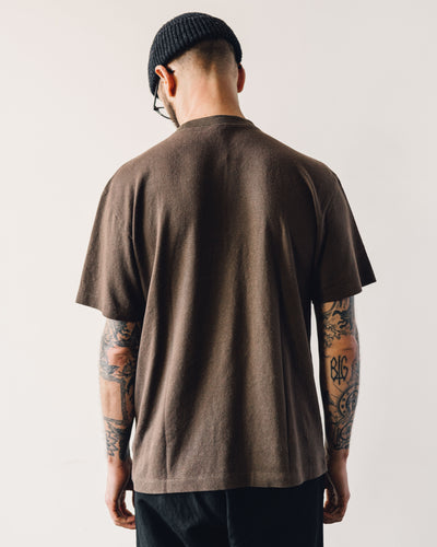 Evan Kinori Pocket Tee, Faded Brown