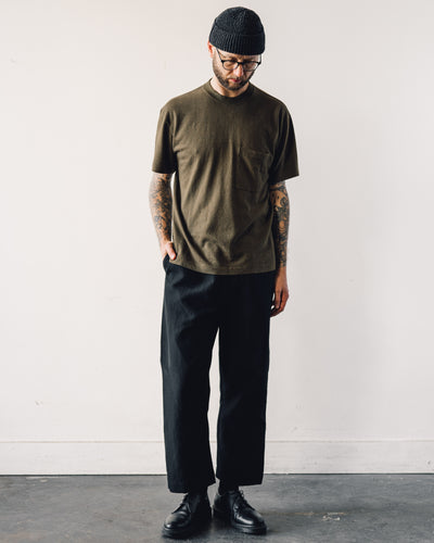 Evan Kinori Pocket Tee, Moss