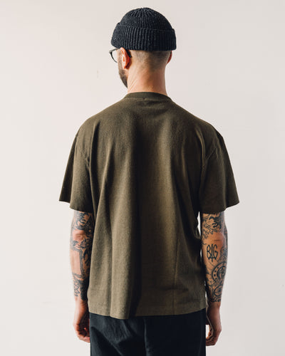 Evan Kinori Pocket Tee, Moss