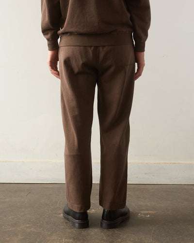 Evan Kinori Sweat Pant, Faded Brown