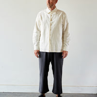 Evan Kinori Tropical Wool Elastic Pant, Grey