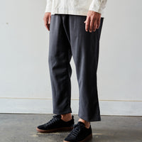 Evan Kinori Tropical Wool Elastic Pant, Grey