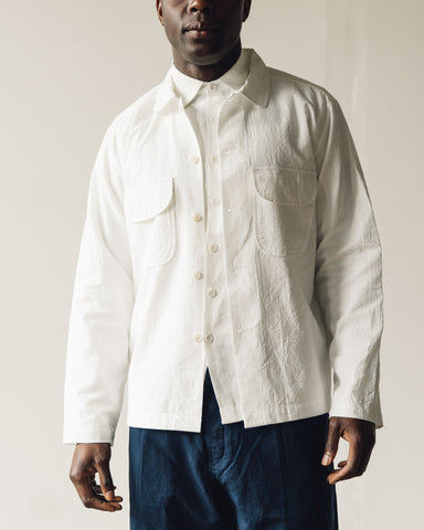 Evan Kinori Field Shirt, White