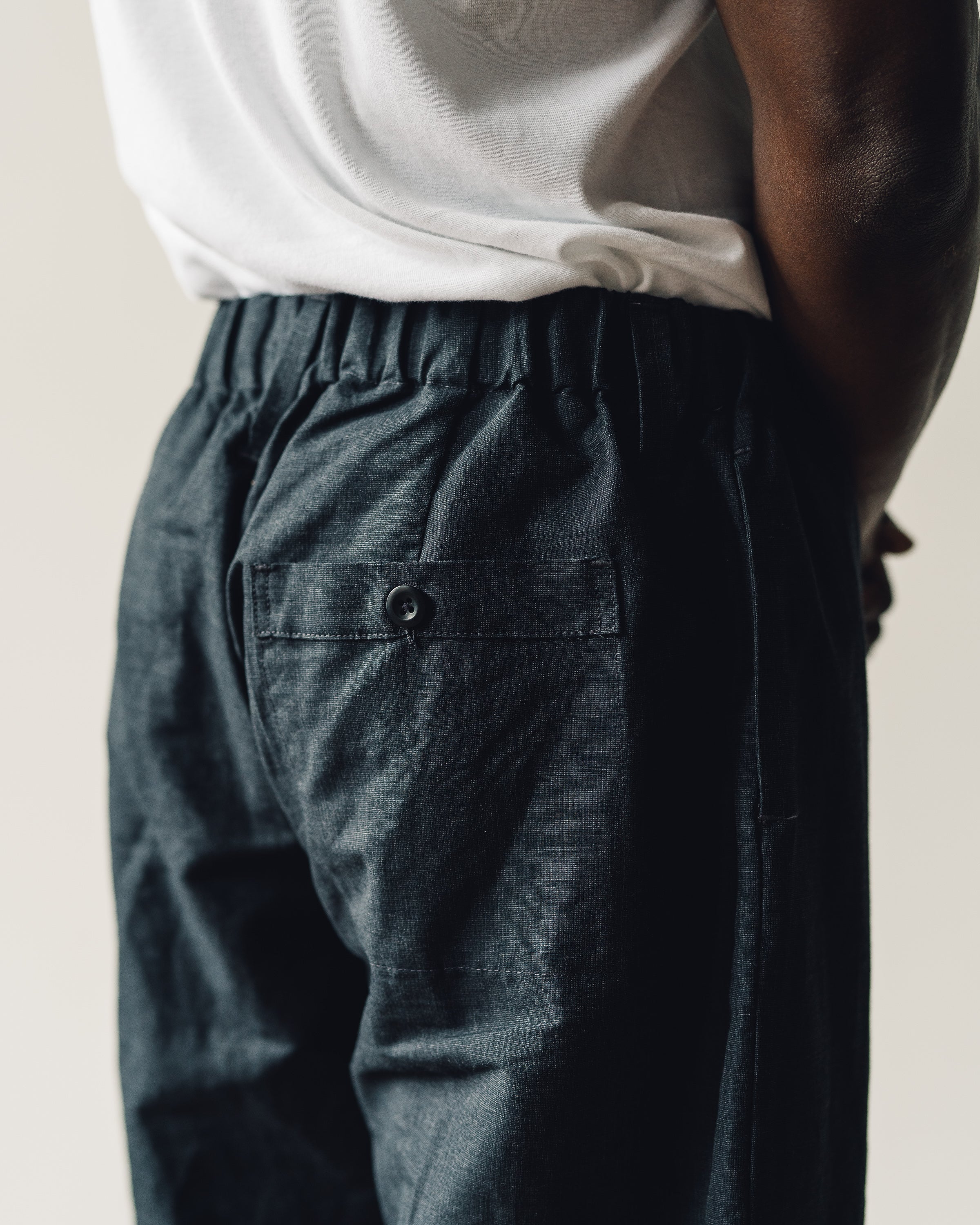 Evan Kinori Elastic Pant, Navy/Grey – Glasswing