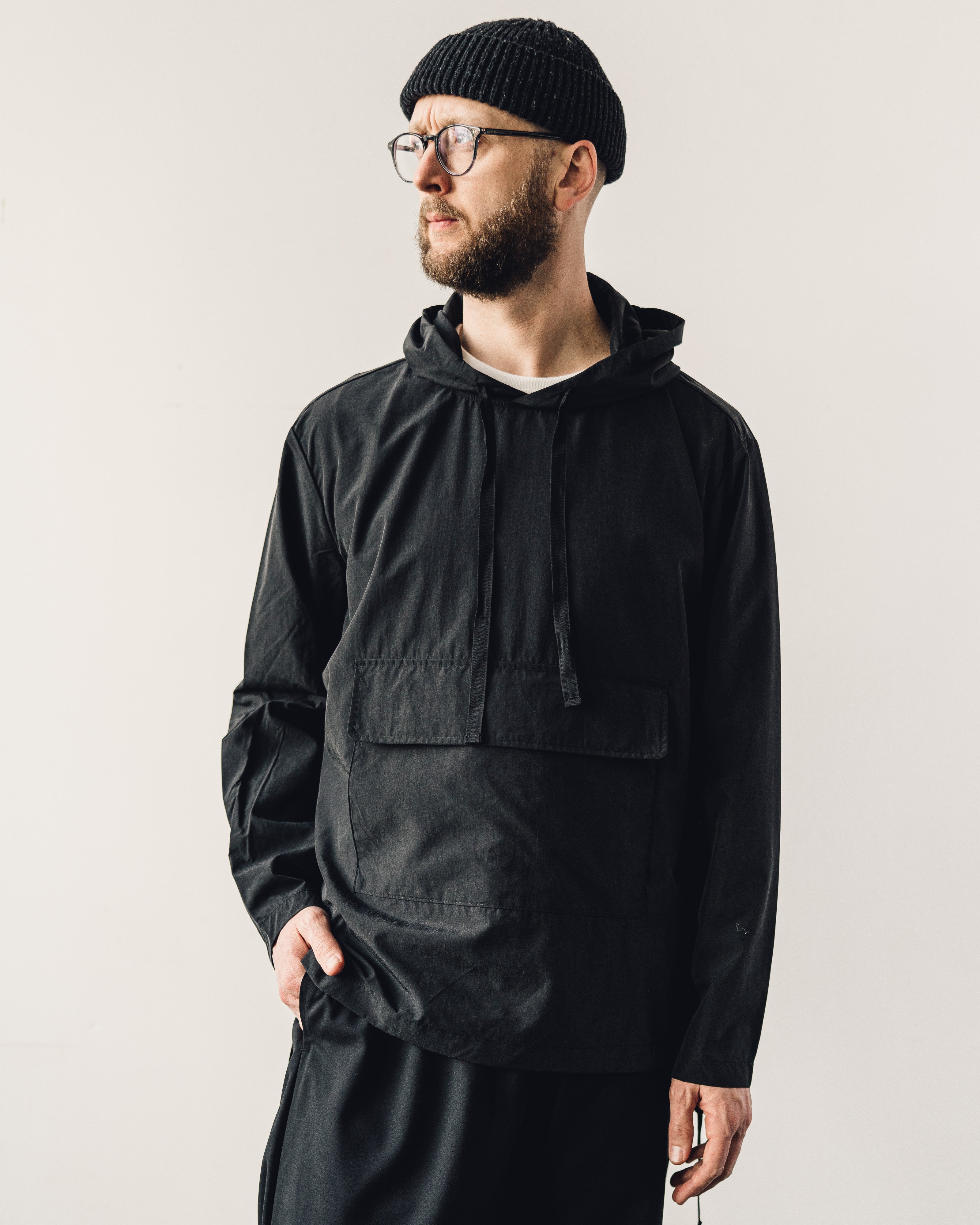 選ぶなら Evan Kinori Glasswing – Black Anorak, ジャケット・アウター