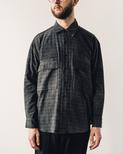 Evan Kinori Big Shirt, Sumi Ink Check