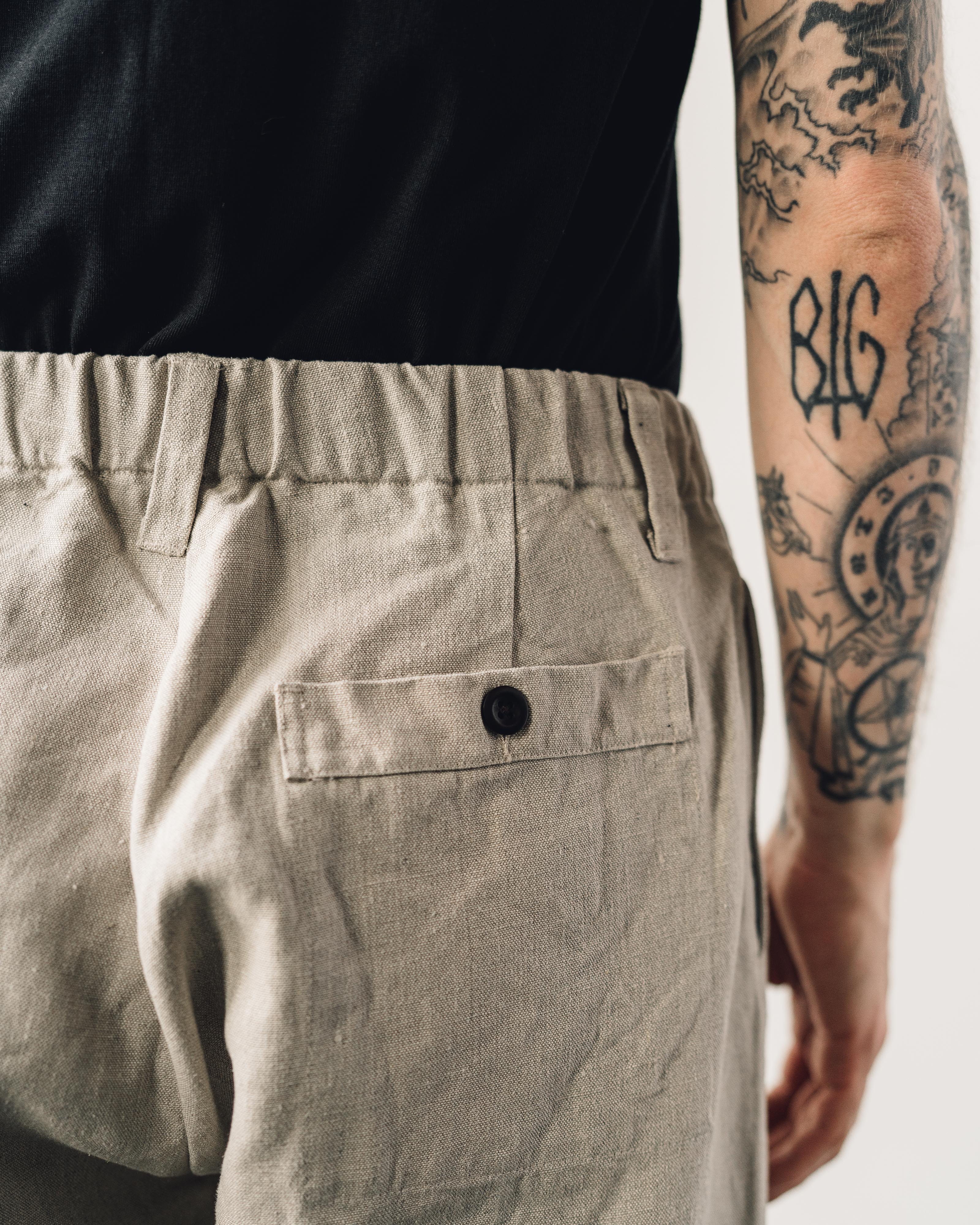 Elastic Pant - Organic Cotton/Hemp Twill, Anthracite – evan