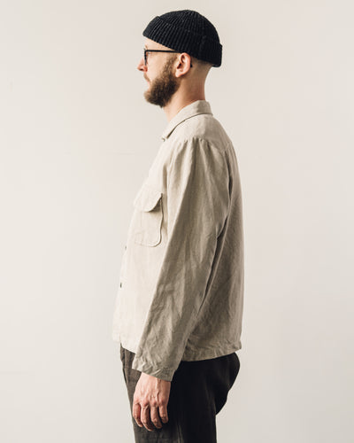 Evan Kinori Field Shirt, Natural Canvas