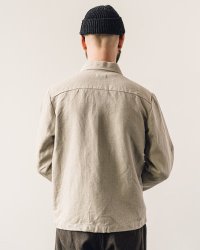 Evan Kinori Field Shirt, Natural Canvas