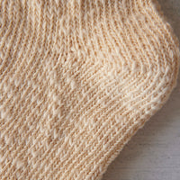 Fog Linen Cotton Slub Socks, Ivory