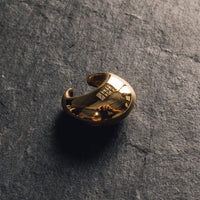 Hernan Herdez Puffy Ear Cuff, 18k Gold Plated