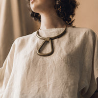 Crescioni Georgia Necklace, Wasabi