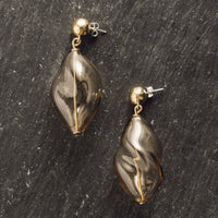 Crescioni Pia Earring, Smoke