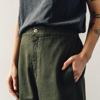 Cordera Chunky Cotton Pants, Green