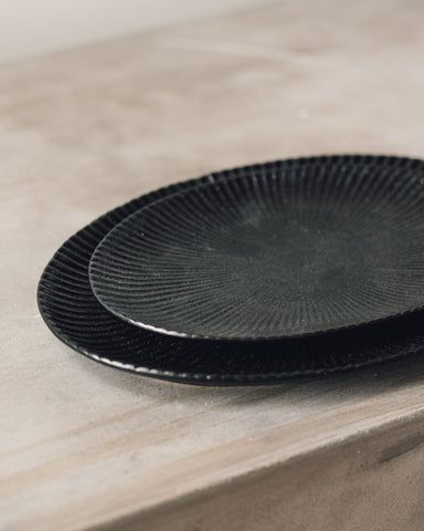 Dominic Ribbed Oval Plate
