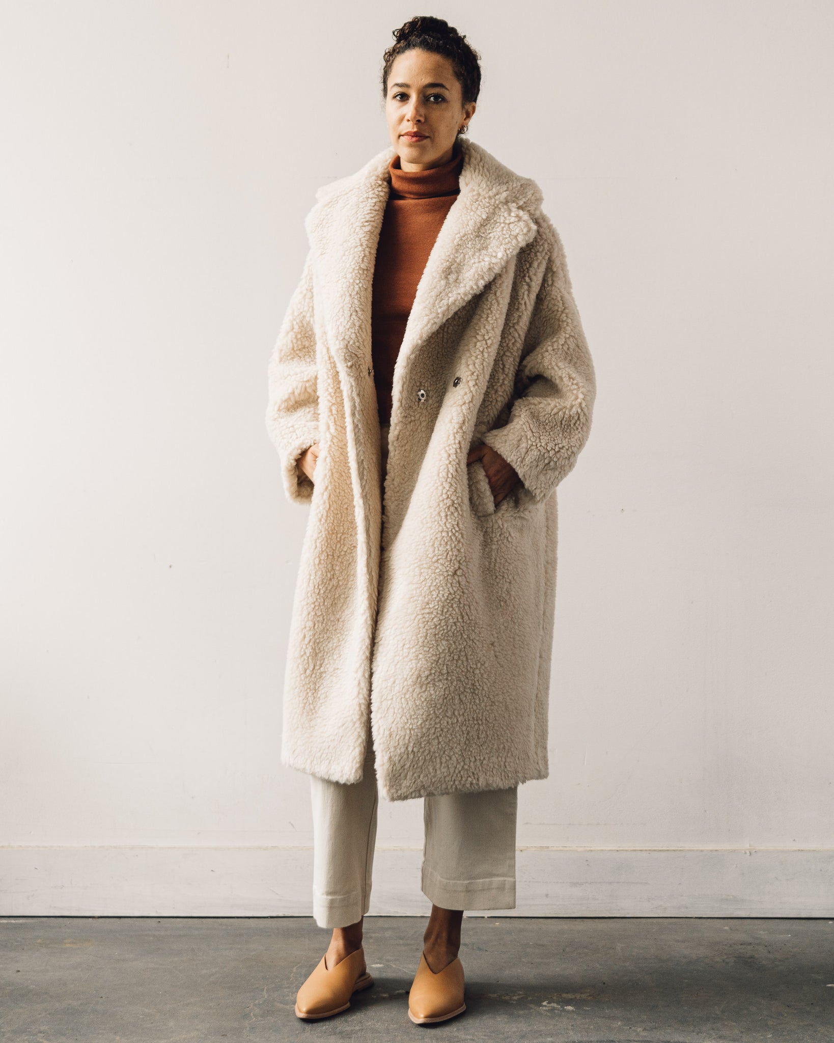 Atelier Delphine Dahlia Coat, Cream
