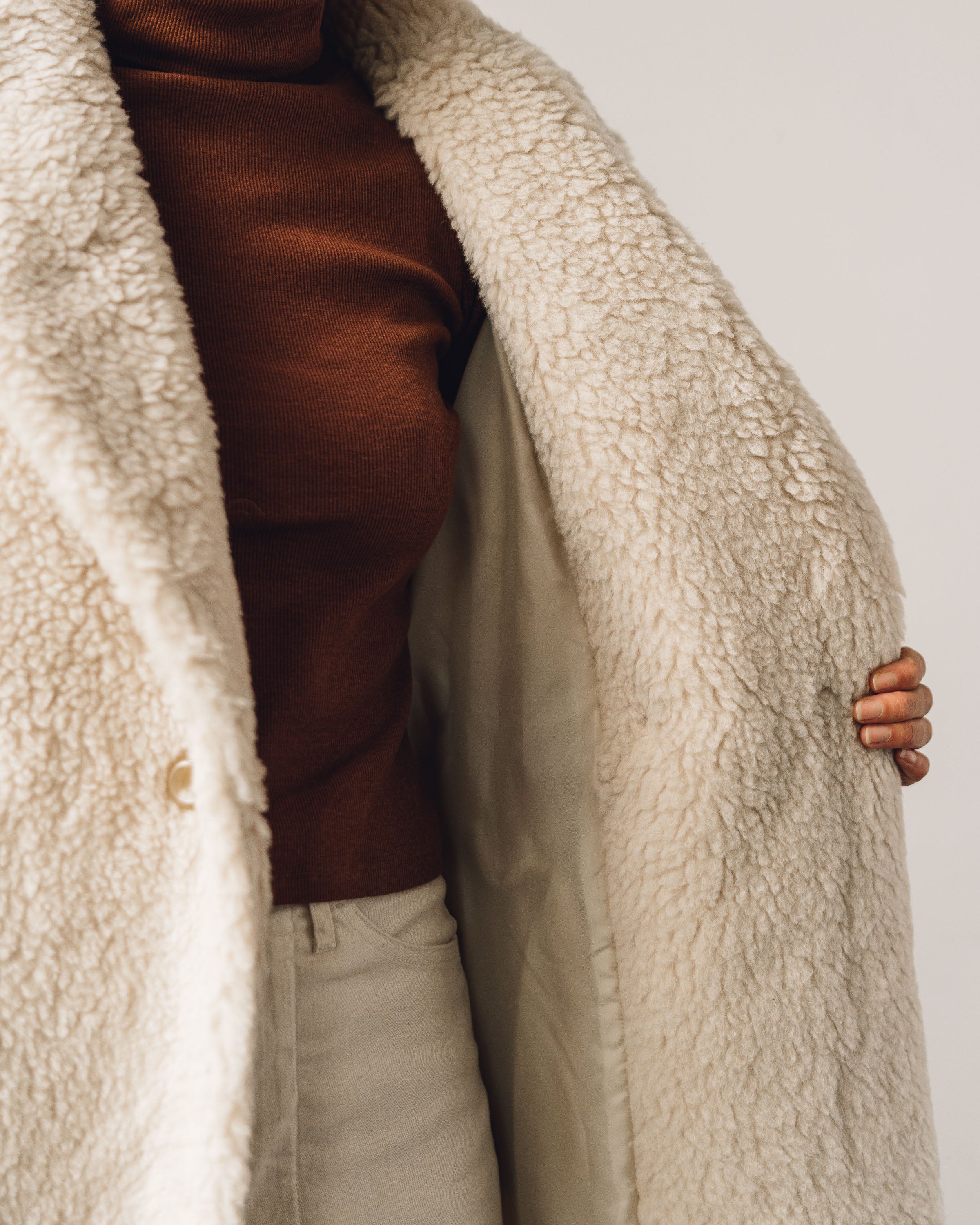 アトリエGG Greige Coat 25 アトリエGG Greige Coat 25 Atelier GG アトリエジジ 白襟チェック