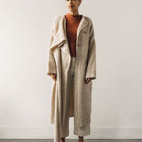 Cordera Alpaca Scarf Neck Coat, Beige