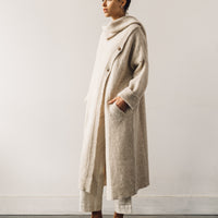 Cordera Alpaca Scarf Neck Coat, Beige