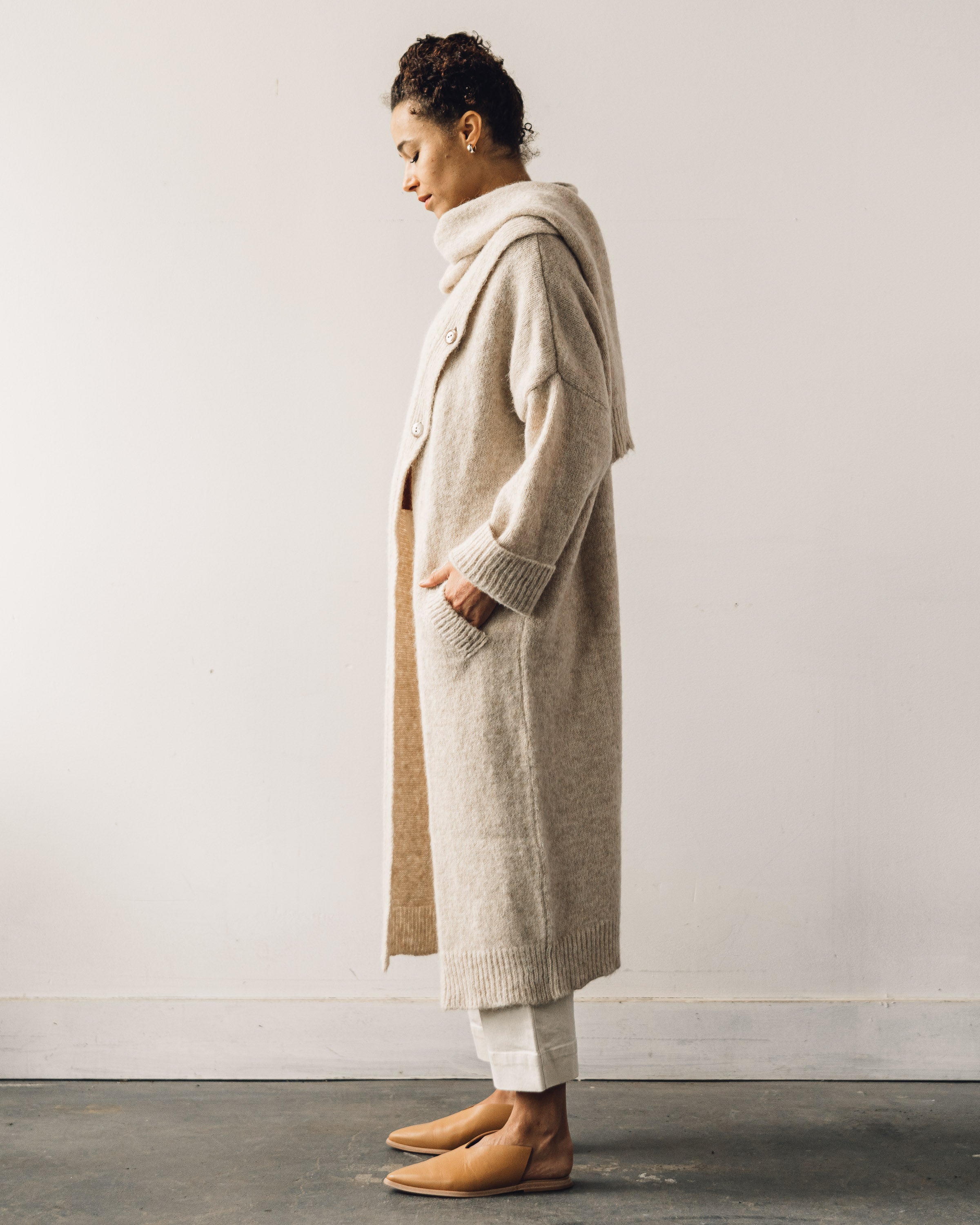 【新品】l-a-t-o Hand Made Alpaca Coat ivory MARTIN ALPACA COAT IVORY – SANNA New York