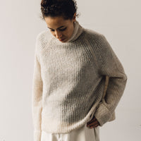 Cordera Soft Alpaca Turtleneck Sweater, Beige