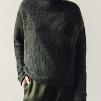 Cordera Soft Alpaca Turtleneck Sweater, Green